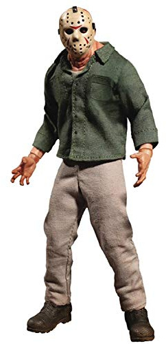 Mezco Uno: 12 Collettivo Venerdì 13 Jason Voorhees, Verde, Beige