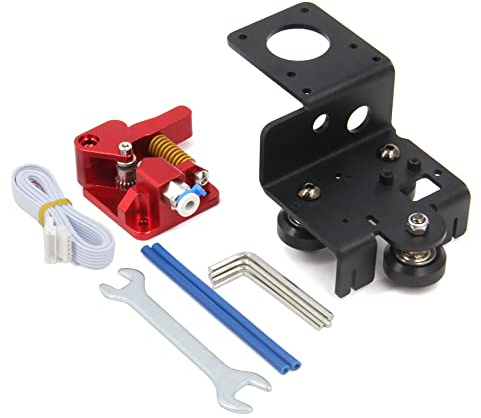 Zeberoxyz Upgrade-Direktantriebs-Doppelzahnrad-Extruder-Trägerkit,Easy Print Flexibles Filament für Ender3, Ender3 Pro,CR-10,CR-10S Direct Extruder Adapter Plate(Doppelzahnrad-Extruder-Support-Kit)