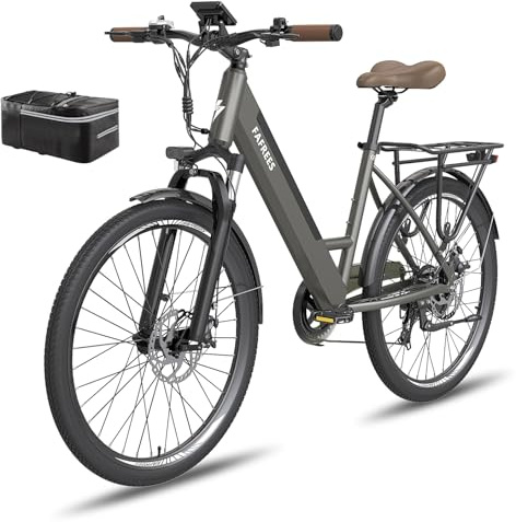 Fafrees e Bike 26 Zoll F26 Pro, ebike 15Ah Akku mit großer Kapazität, Elektrofahrrad 250W, City e-Bike 25km/h, e Bike Herren Damen, E-Fahrrad 7S