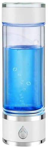Generador de Botella de Agua de hidrógeno 3 en 1,ionizador de Agua alcalino Recargable por USB,hasta 1000-5000PPB,generador inhalable de hidrógeno de 380 ml