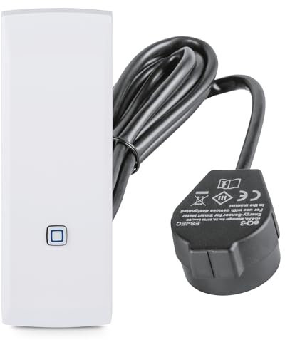 Homematic IP Smart Home Interfaz para Medidores Inteligentes y Medidores Domésticos, Interfaz de Energía, Medición de Ernegie y Ahorro de Costes, Control de Electricidad con Aplicación, Automatizar