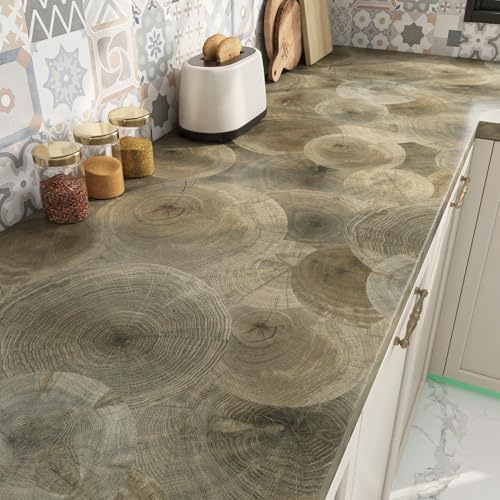 ReWallpaper 60CMx5M Rollo Papel Pintado Autoadhesivo Pared Madera Vintage Revestimiento Mesa Impermeable Removible Vinilo para Muebles Armario Papel Tapiz Paredes Madera Dormitorio Salón