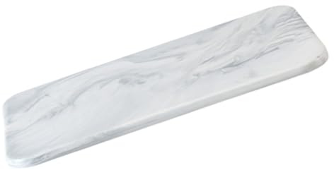 VINTORKY Tabla De Cortar Jaspeada De Pequeña, Tablero Rectangular para Pasteles, Carne y Exhibir Pan, Resistente a Manchas, Reutilizable, Suministros De Cocina para Uso Diario El Hogar
