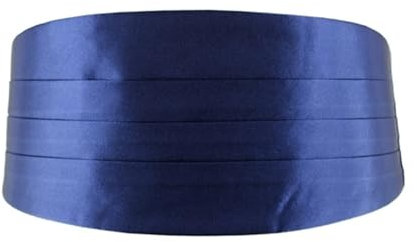 Kummerbund für Herren Herren-Kummerbund for Smoking-Anzüge und als Statement for Damen und Herren. Kummerbund, elegantes Accessoire for formelle Kleidung(Blue)