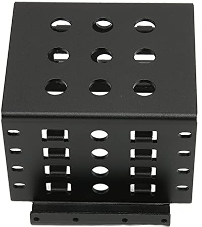 ZJchao 2.5in Hårddiskbur, 2.5in Hårddisk Rack,5-tums Hårddisk Monteringsfäste HDD-monteringsställ Aluminiumlegering Ihålig Design med Hårdhet,5-tums IDE SSD (Svart)