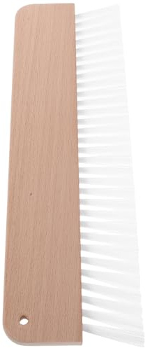 TOVINANNA Texture Comb Brush for Walls 32Cm Artistic Plaster Graining Comb Tool with Fine Bristles for DIY Wall Texture Painting and Drywall Pattern Making