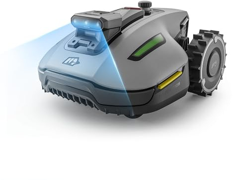 MAMMOTION YUKA mini 2 500 Robot Tagliaerba senza Filo Perimetrale, Nessuna Perdita di Segnale, Senza RTK, Visione AI Tri-Cam, DropMow, Mappatura Auto Multi-zona