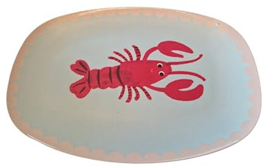 Rice - Melamin - Kleiner Teller - Lobster/Hummer - 23 x 16,5 cm