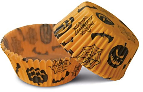 Guardini, Set di 60 pirottini Halloween Ø 7 cm, Monouso, Carta da forno, Made in Italy