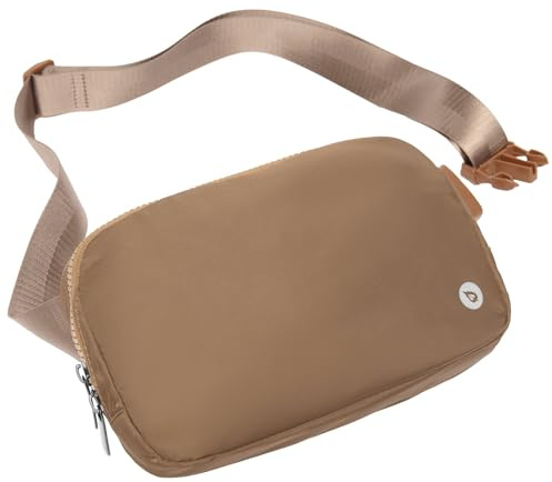 BALEAF Sport Bauchtasche Gürteltasche Damen Herren Laufen Hüfttaschen Brustbeutel Crossbody Bag Unisex Umhängetasche mit verstellbarem Riemen Braun
