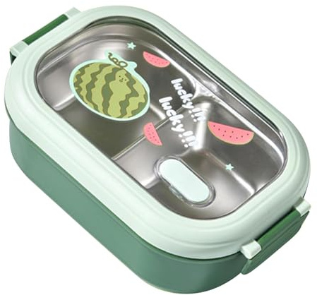 Térmica Robusta de Acero Inoxidable, Caja Fuerte, Portátil para Oficina (Verde)