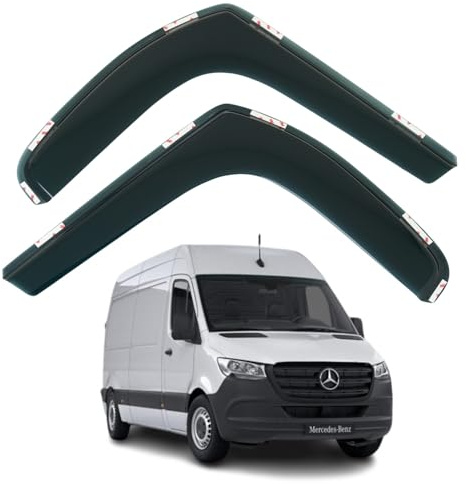 Set Of 2 Wind Deflectors Compatible with MERCEDES-BENZ SPRINTER 2019 2020 2021 2022 2023 2024 2025 2026 Models.