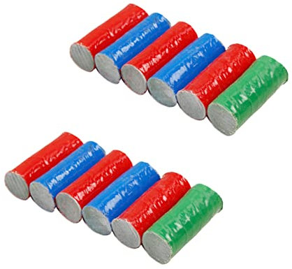 JECOMPRIS Edelstahl Reinigungsbürste 12 Stück, Glasfaser, Rostentferner