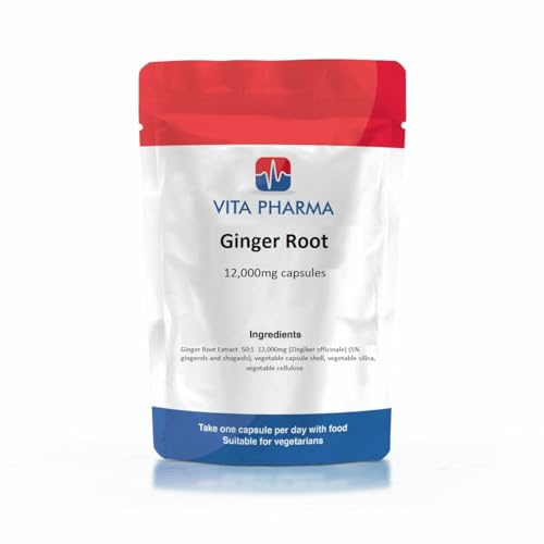 VITA PHARMA Ginger Root 12,000mg 30 Capsules