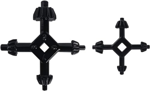 Llave de portabrocas de 2 piezas, llave de portabrocas 4 en 1 para apretar y aflojar el portabrocas, para herramienta de perforación manual para la mayoría de taladros y herramientas eléctricas