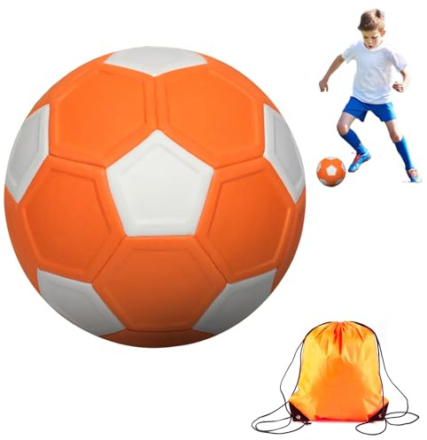 Pallone da Calcio Curvo, Palla da Calcio con Effetto a Giro, Palla da Calcio Curva da Calcio per Bambini, eggerissimo, aerodinamico, pallone da gioco con rotazione, per bambini e adulti,