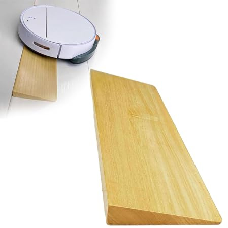 XRDSHY 50 * 5 * 1CM Türschwellenrampe Aus Holz,türschwellenrampen Tragbare,leichte Und Einfach Zu Transportierende Rampe Türschwelle,für Bürgersteig,Nutzbar Als Rollstuhlrampe,Schwellenrampe