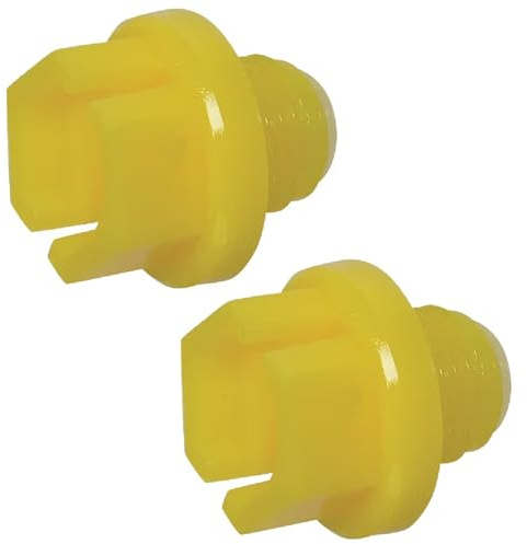 cyclingcolors 2 x Tappo antipolvere con filettatura maschio metrico BSP in plastica Raccordo tappo protezione tubo idraulico tubo 1/8