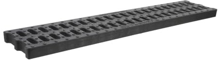 Alipis Sturdy Black Pe Drain Cover for Outdoor Drain with Easy to Install Features Sturdy Trench Grate Enhances City Beauty Replacement for Kitchen and Outdoor