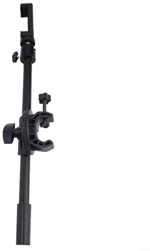Asta per microfono rotante regolabile da 43 cm con supporto a clip per varie configurazioni di registrazione