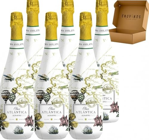 Alma Atlantica Vino Blanco Albariño y Godello Espumoso Rias Baixas Martin Codax - Envio 24 h - Caja Regalo vino 6 botellas - Mejor Seleccion ENOVINOS THE WINE BRAND