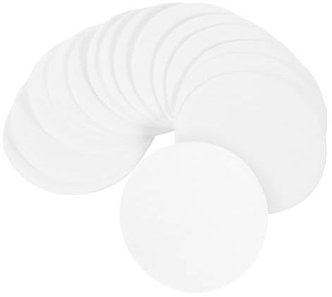 DECORNIJIA 100 pièces Filtres Café Ronds Jetables pour Café Filtre Compatibles Main Vietnamienne et Cafetière Italienne Papier Non Blanchi pour Goût Préservé et Filtration Rapide
