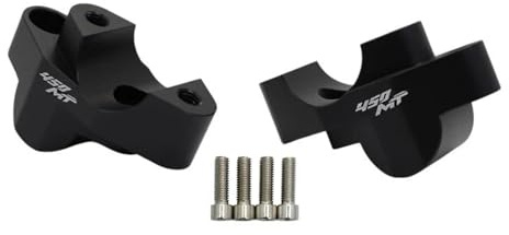 Height-Extendable Motorcycle Handlebar Rise For CFMOTO 450MT 2024 2025 Extend Handlebar Adapter Extension Regulator Stub Fitting. Stem Adapter