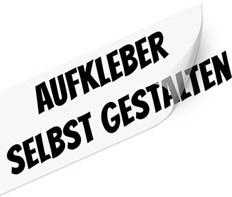 Finest Folia Aufkleber selbst gestalten Wunschtext Autoaufkleber Buchstaben Zahlen Schriftzug für Auto Motorrad Boot Fahrrad Scheibe Schaufenster Wand Text Sticker Name nach Wunsch wasserfest