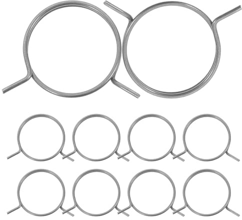 VILLCASE 10 Pièces Kit de Ressorts Ressorts de Remplacement pour Serrure de Porte pour Serrure de Porte de Chambre Installation Facile sans Outil de Rechange