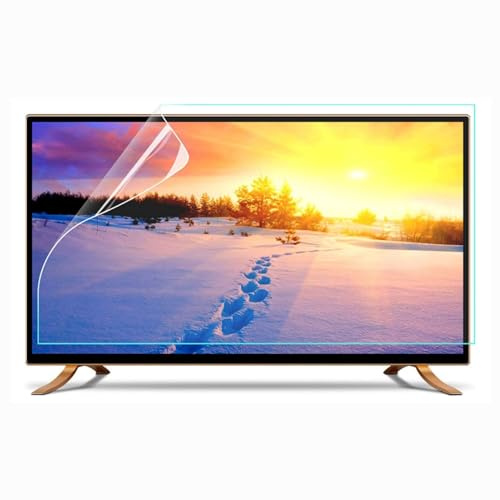 tyfuture Mat TV Écran Protecteur Anti-reflets Protections Écrans Anti-rayures Anti-lumière Bleue Réduit La Fatigue Oculaire pour Téléviseurs LCD, LED, OLED Et HD(65 inch 1429x804mm)