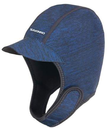 Homeponnew Gorro de neopreno de 2 mm para traje de neopreno para buceo, esnórquel, surf, con correa de barbilla ajustable, compatible con uso de seguridad en deportes acuáticos
