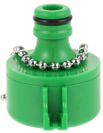 HEMOTON Adaptateur de Lave-Linge en Plastique Vert pour Robinet de Jardin, Raccord de Tuyau 16mm Fixation Anti-Fuite, Compatible Tuyaux Standard