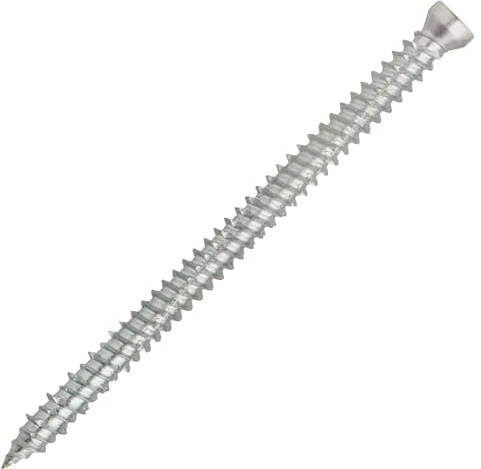 Vis béton R à fixation directe 7.5x112 mm SCELL-IT Tête réduite TX25, Boîte de 100, Fixation directe dans le matériau support, Montage traversant sans tension grâce à son filetage