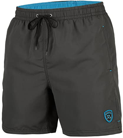 ZAGANO Badeshorts Herren 5106 Badehose Männer Polyester kurz lang S-6XL | Made in EU Innenslip einfarbig schnelltrocknend leicht robust bequem für Strand Pool Urlaub Sommer Meer Sport Freizeit