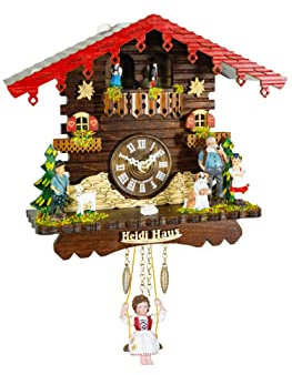 Trenkle Orologio dalla Foresta Nera in miniatura casa svizzera, ballerini che si girano tutto il tempo TU 505 SQ