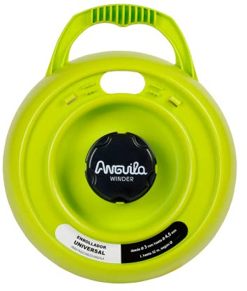 Anguila Max Winder Enrollador Universal Poliéster Negro 3-4.5mm 32m