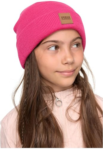 Urban Classics Unisex barnmössa, Rosa/Värmevit, M