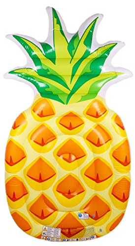 Toyland® Giant Pineapple Pool Float 85 x 49 (215 cm x 124 cm) – Aufblasbares Strandzubehör für Sommer und Urlaub