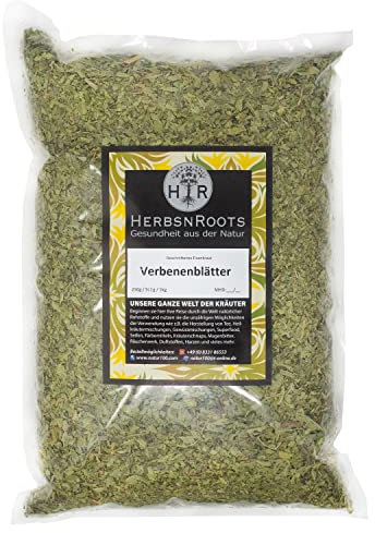 Verbeneblätter 1000g • Nerven Kräuter Tee • Verbene Eisenkraut Tee • 100% Natur • Erste Wahl • hoher Wirkstoffanteil • ähnlich Schwedenkräuter • HerbsnRoots