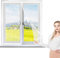 Moustiquaire Magnetique Fenetre 120 x 170 cm, Moustiquaire Porte Fenetre Rideau, Anti Insecte Pliable pour Fenêtre Empêche de Passer Les Moustiques, Blanc