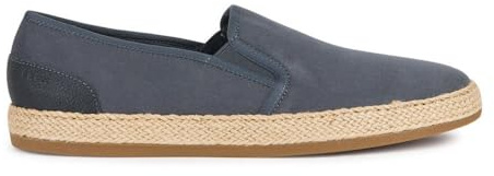 Geox Herren U PANTELLERIA A Espadrille Wedge Sandal, Navy, 43 EU