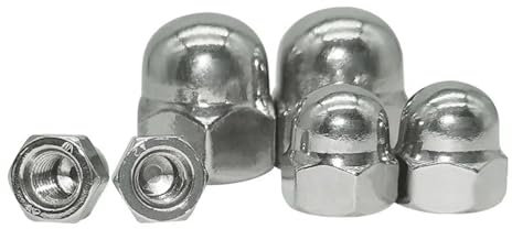 Hutmuttern 304 Edelstahl M3 M4 M5 M6 M8 M10 M12 M14 M16 M18 M20 Hutmutter(M3 30PCS)