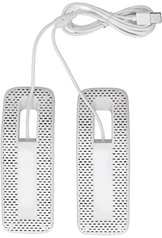 Beufee Stiefeltrockner, Schuhtrockner, USB, elektrischer Schuhtrockner, Stiefelwärmer, Schuh-Trockner, kleine Trocknermaschine für Handschuhe, Socken, Schmuckschatulle, Weiß