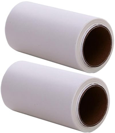 Papier Sulfurisé Blancs Antiadhésif 2 Rouleaux, pour Moule à Gâteau