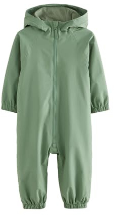 NEXT Ragazzo Tuta impermeabile con fodera in pile Verde kaki 3 Anni-4 Anni