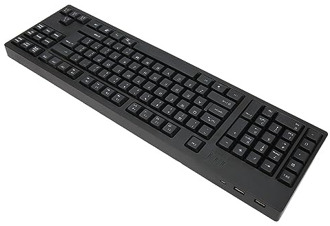 Fockety Clavier pour Gaucher, Clavier Filaire USB Ergonomique 109 Touches avec Pavé Numérique, de Jeu Mécanique pour l'entreprise, comptabilité, Concepteur, pour XP 7 8 10