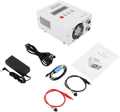 Batterie Kapazitätstester EBC-A20 Hochpräziser Batteriekapazitätstester mit Lade/Entlade-Funktion Profi Kapazität Tester 5A Ladung 20A Entladung 85W 4-Draht-Prüfung & LCD für Lithium/PB-Batterien