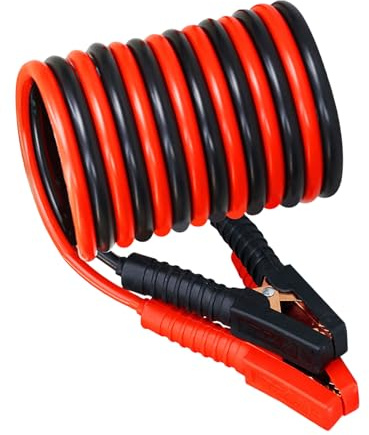 YARNOW Cavo Booster per Emergenza Auto in Rame Massiccio con Pinze Rinforzate Accessorio Auto per Avviatore Emergenza Veicoli Grandi e Compatti