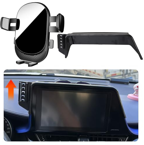Kacarx Auto Handyhalterung für Toyota CHR Auto Zubehör [Nur Kompatibel mit 2016-2023 C-HR] 360° Drehbar Handy KFZ Halterungen für iPhone, Galaxy und Andere Android Smartphone