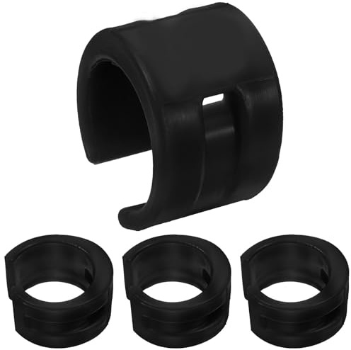 Healeved Protezione Catena Bici Anelli in Gomma 4 Pezzi per Forcella Posteriore e Foderi Orizzontali Accessori Bici Antiurto per Mountain Bike e Ciclismo Outdoor